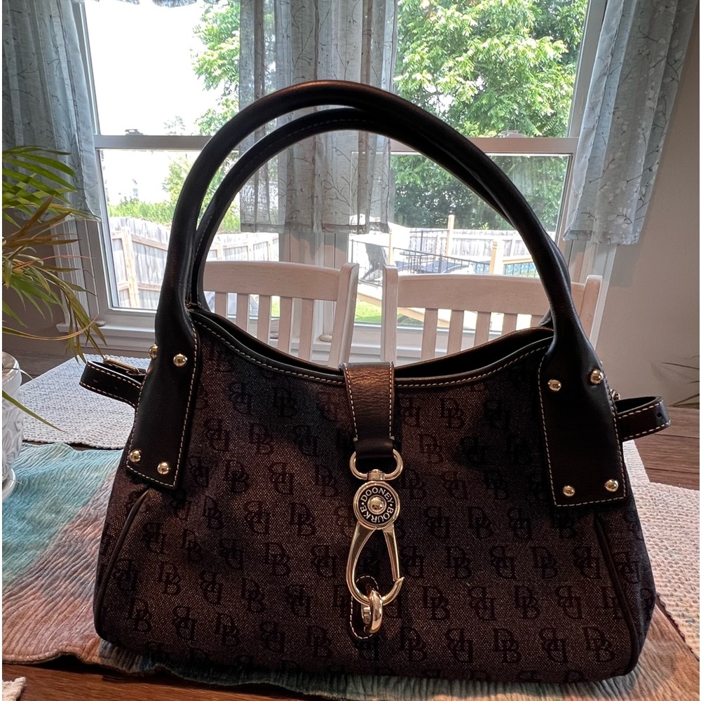 Dooney and Bourke Canvas/Leather Satchel